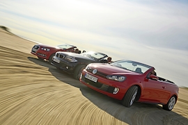 Golf GTI Cabrio BMW 125i Cabrio Audi A3 Cabrio
