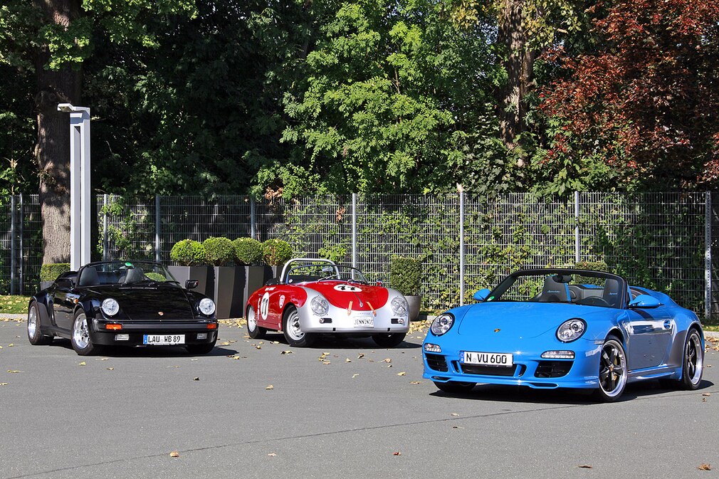 Porsche 911 Speedster (G-Modell), Porsche 356 A Carrera GT Speedster, Porsche 911 Speedster (997) Porsche 911 Speedster (G-Modell), Porsche 356 A Carrera GT Speedster, Porsche 911 Speedster (997)