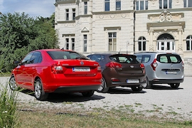 Dacia Lodgy Kia cee'd Skoda Rapid