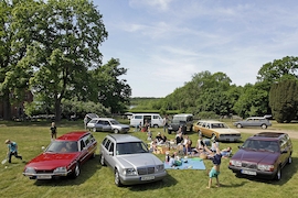 Citroën DX 2500 D Familiale, Peugeot 505 Familial GTD Turbo, Mercedes E 220 T, VW T3 Multivan Whitestar, Landrover Defender TD 5, Chevrolet Impala Station Wagon, Citroën ID 19 Familiale, Volvo 940 GL