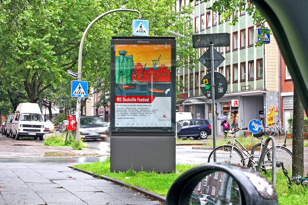 Werbung als Unfallfalle