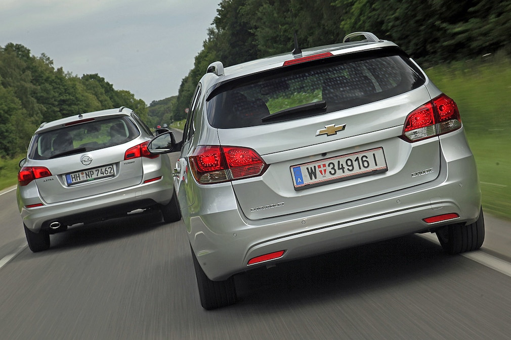 Chevrolet Cruze Opel Astra