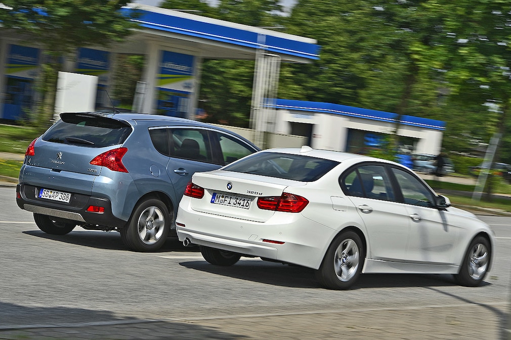 BMW 320d ED Peugeot 3008 Hybrid