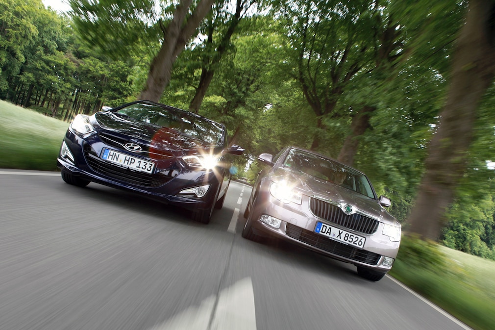 Hyundai i40 Skoda Superb