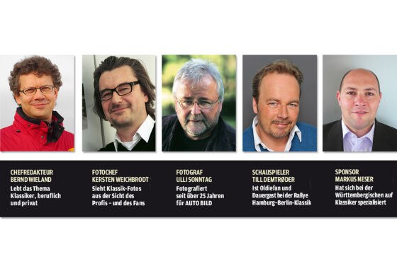 Die Jury des AUTO BILD KLASSIK Fotowettbewerbs