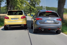 Infiniti FX Porsche Cayenne