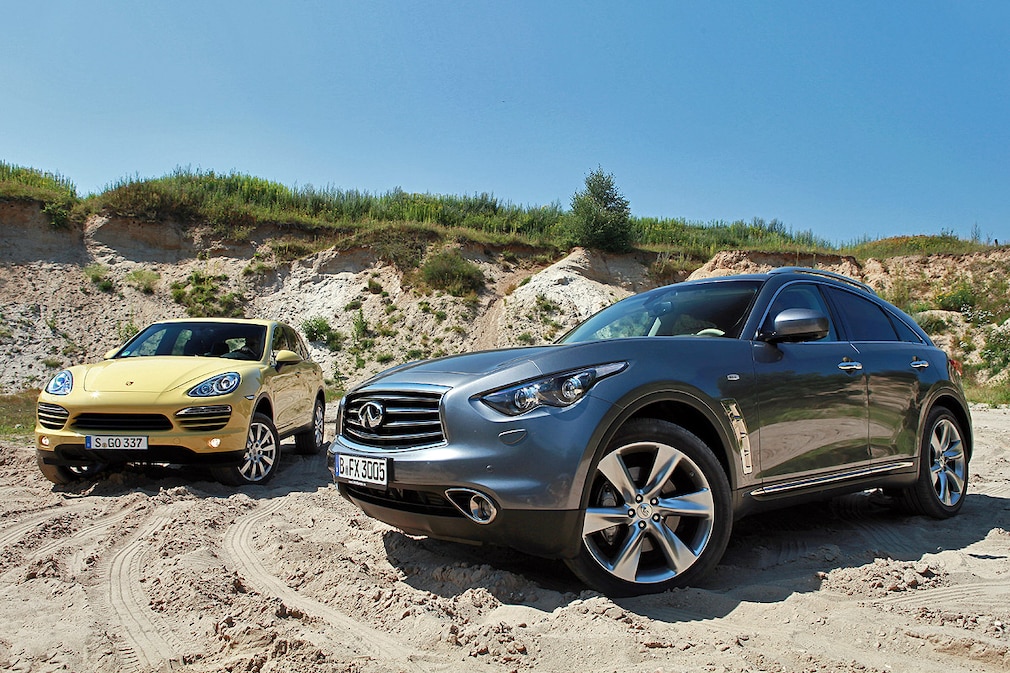 Porsche Cayenne Diesel, Infiniti FX30d