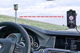 Radarwarner auf iPhone