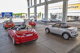 Mercedes SLK 250 CDI Mini Roadster Cooper SD Mercedes SLK 250 Mini Roadster Cooper S