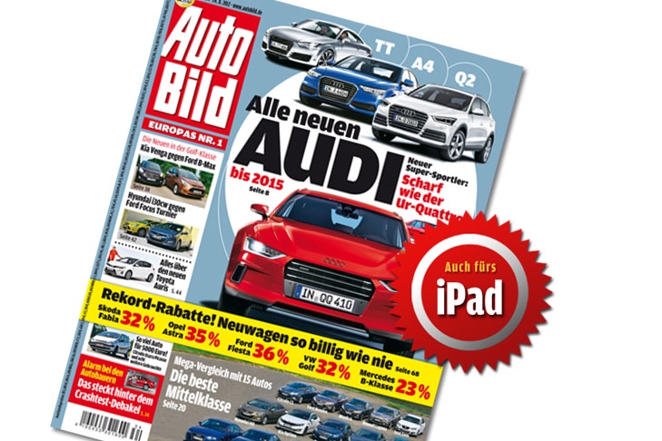 Titel Auto Bild  34-2012   !!!!!!! mit iPad !!!!!!!