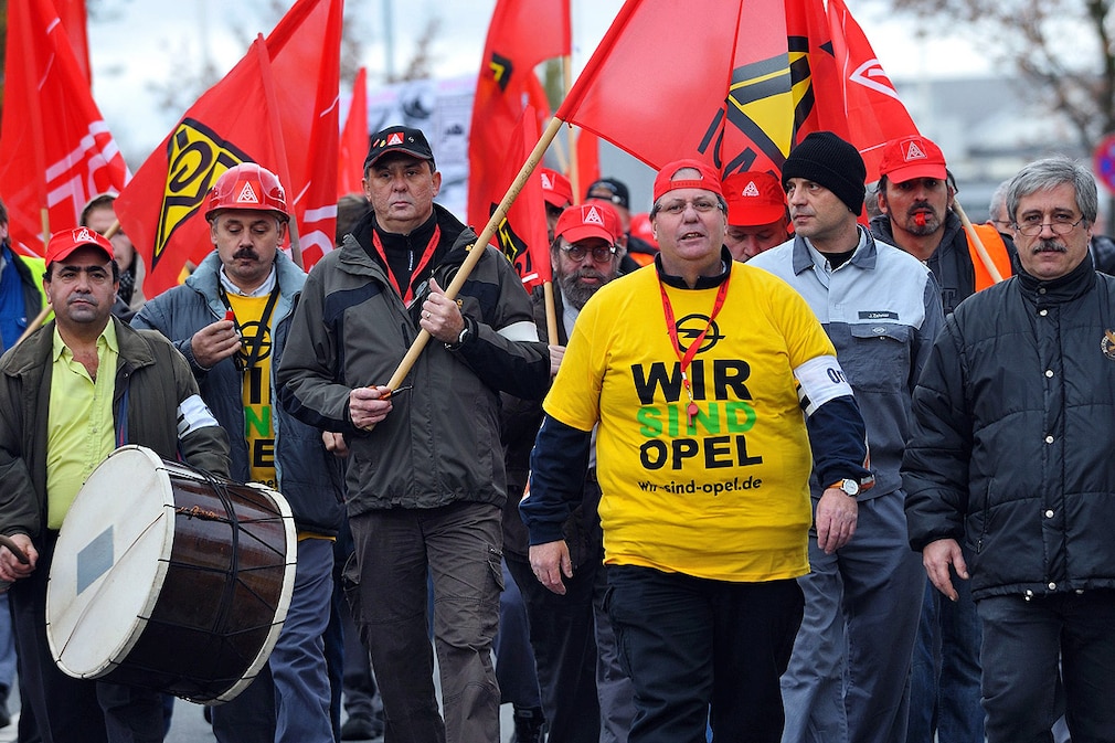 Warnstreik bei Opel