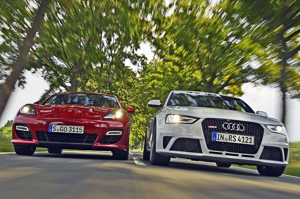Audi RS 4 Porsche Panamera GTS