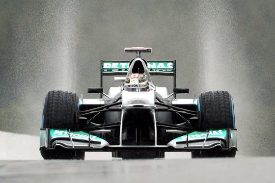 Michael Schumacher im Mercedes W03