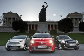 Aston Martin Cygnet Fiat Abarth 695 Tributo Ferrari Mini Goodwood