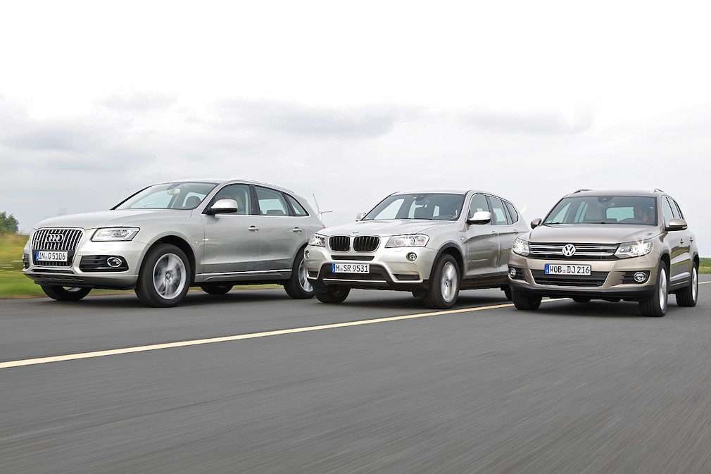 Audi Q5 BMW X3 VW Tiguan