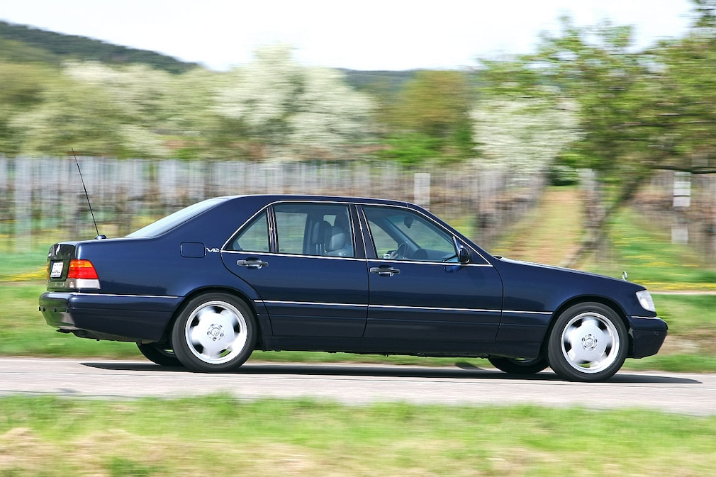 Mit dem Mercedes W 140 nach Bonn