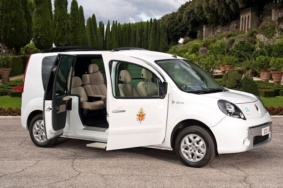 Renault Kangoo Maxi Z.E. für Papst Benedikt XVI.