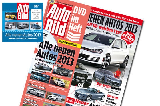 AUTO BILD 36/2012 mit interaktiver Datenbank
