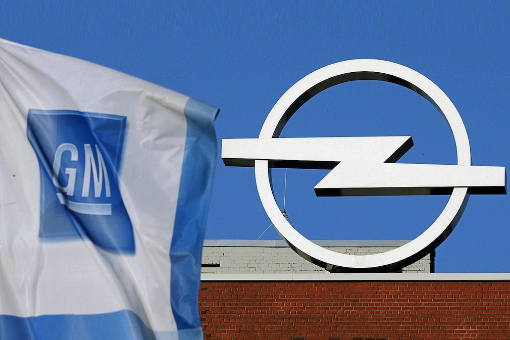 Opel und GM General Motors Logo