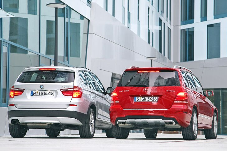 BMW X3 Mercedes GLK