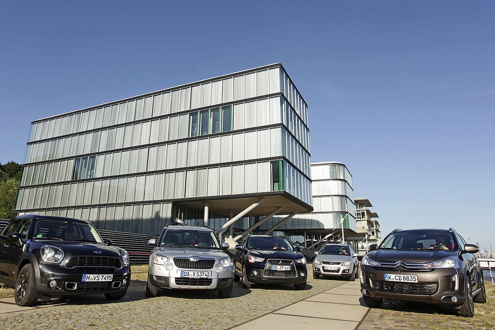 Citroën C4 Aircross Mini Countryman Mitsubishi ASX Skoda Yeti Suzuki SX4