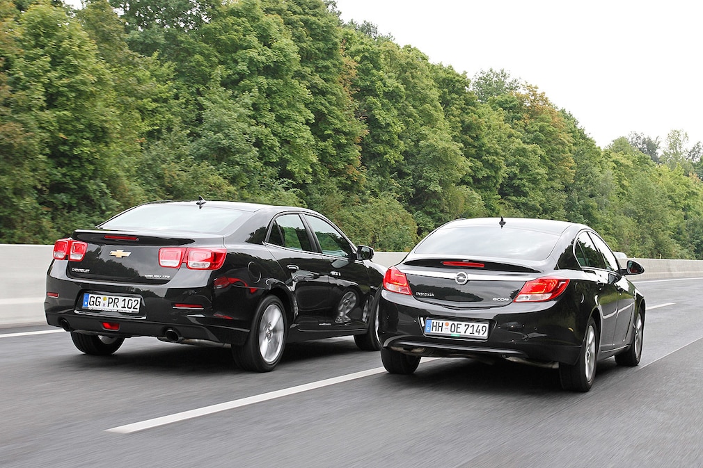 Opel Insignia 1.6 Turbo Chevrolet Malibu 2.4