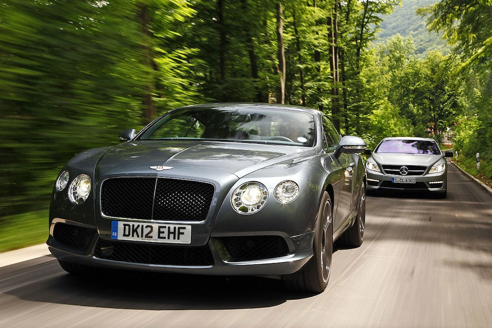 Bentley Continental GT V8 Mercedes CL 63 AMG PP