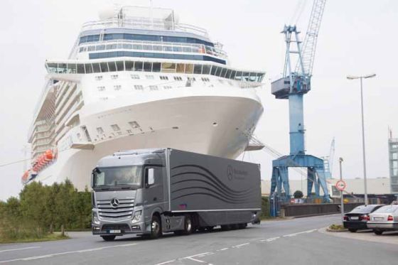Mercedes Benz Aerodynamics Trailer