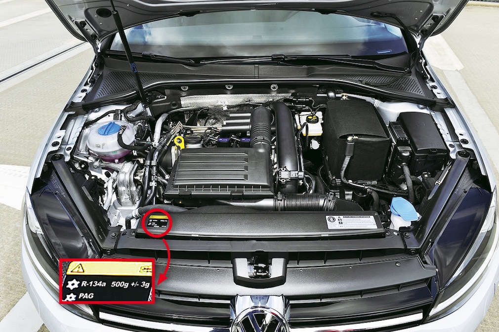 Kältemittel in neuen Autos