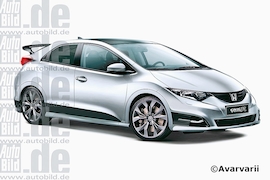 Honda Civic Type R Illustration