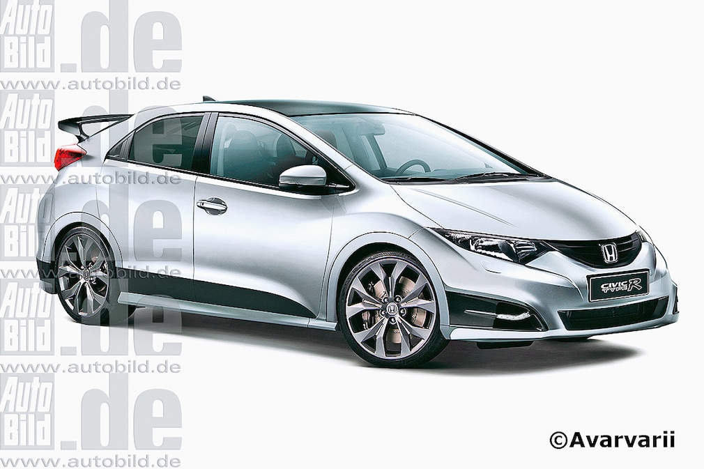 Honda Civic Type R Illustration