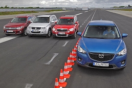 Mazda CX-5 Skoda Yeti Suzuki Grand Vitara VW Tiguan