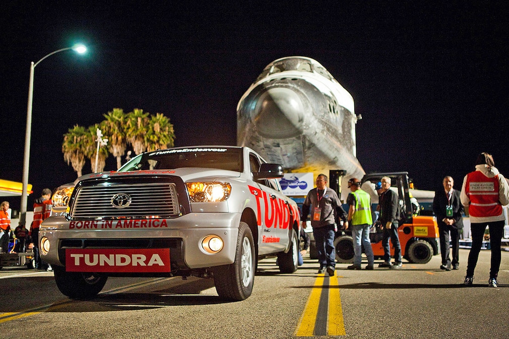 Toyota Tundra Endeavour-Aktion