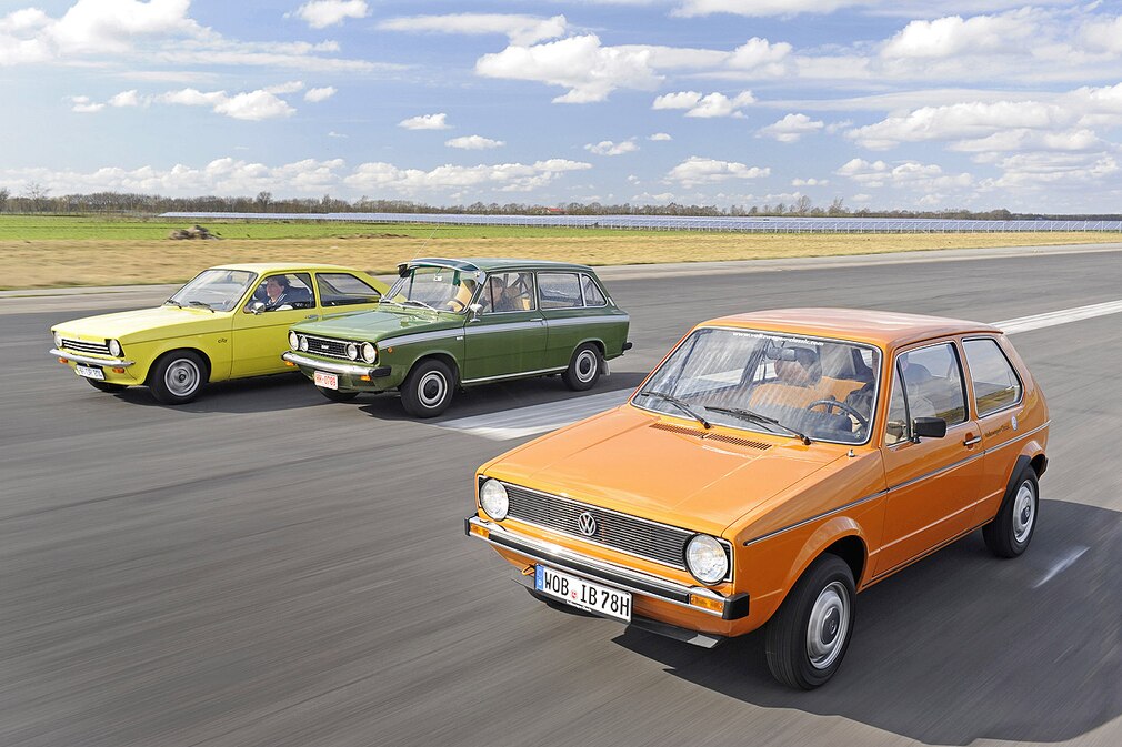 DAF 66 Variomatic Opel Kadett C City VW GOLF I DAF 66 Variomatic Opel Kadett C City VW GOLF I