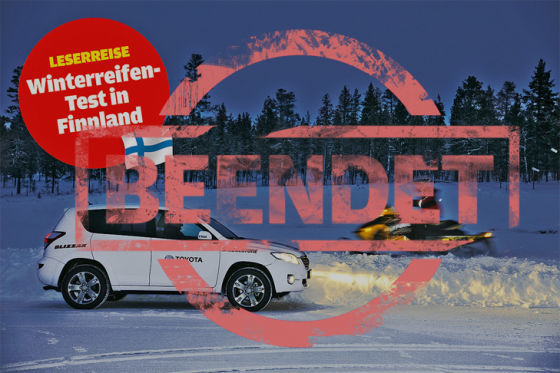 Bridgestone Winterreifentest in Finnland
