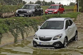 Mini Countryman Opel Mokka Skoda Yeti