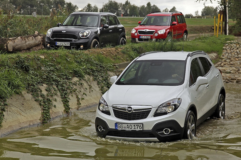 Mini Countryman Opel Mokka Skoda Yeti