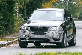 BMW X3 Facelift: Erlkönig