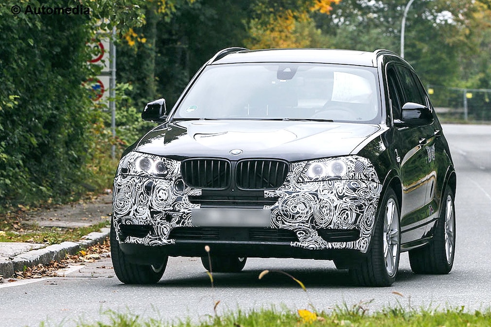 BMW X3 Facelift: Erlkönig