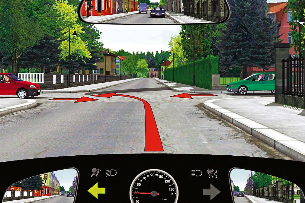 Computergrafik für Führerscheinprüfung