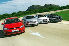 Audi A3 BMW 1er Mercedes A-Klasse VW Golf