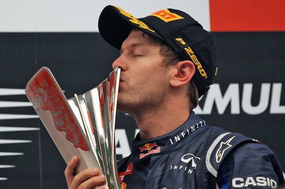 Sebastian Vettel beim GP in Indien 2012