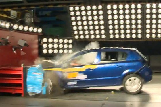 Crashtest des ADAC