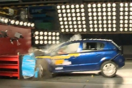 Crashtest des ADAC