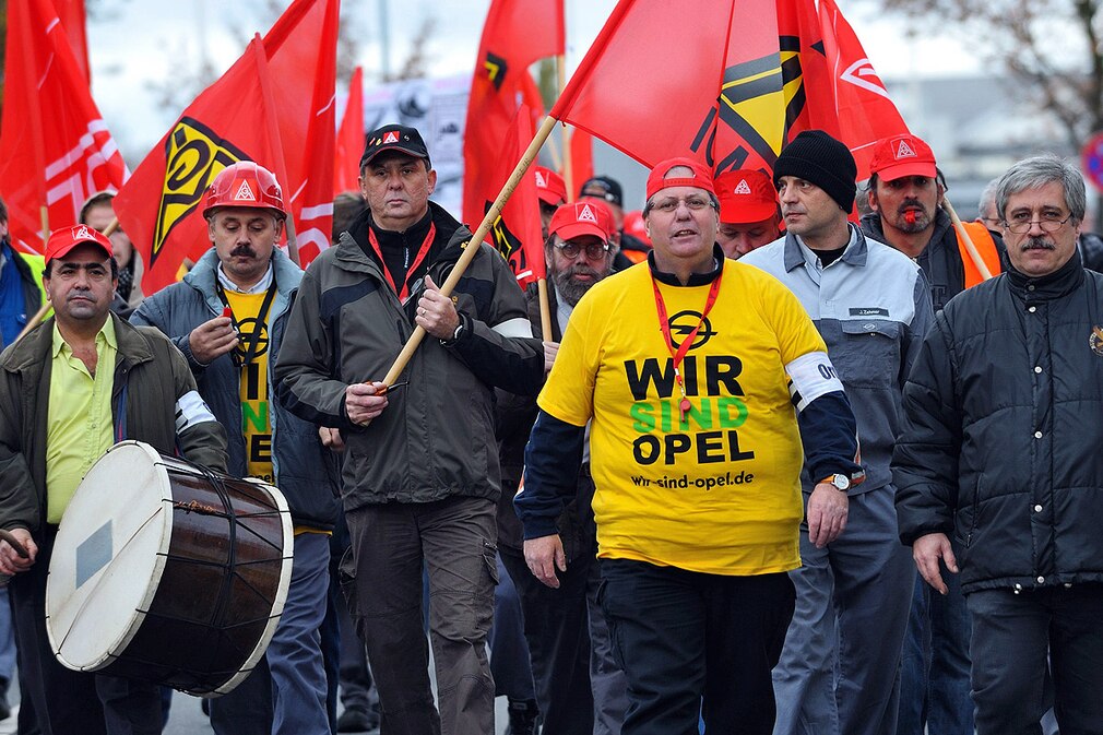 Warnstreik bei Opel