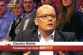 Redakteur Claudius Maintz bei Stern TV