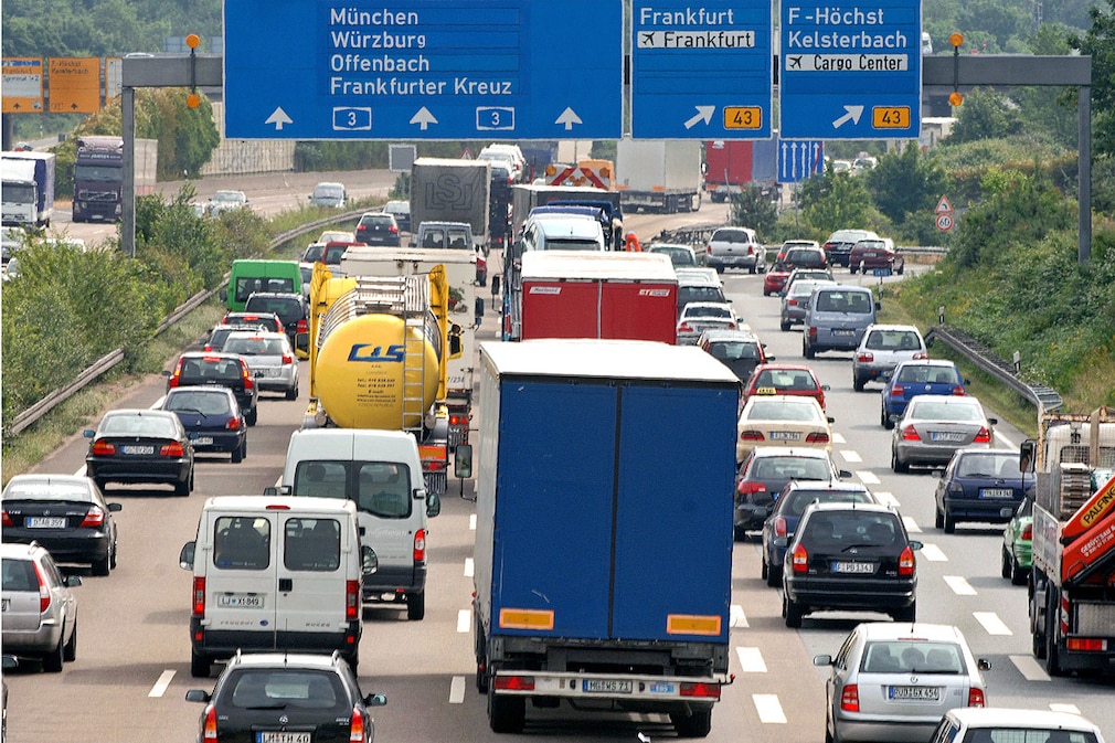 Pendler im Stau