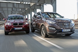 BMW X3 Hyundai Santa Fe