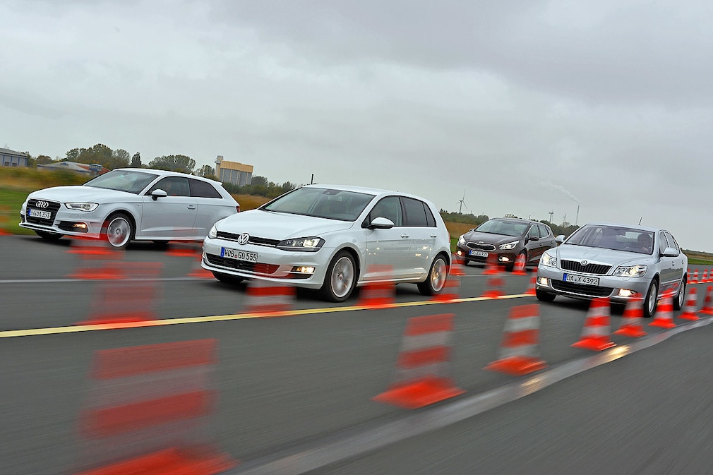 Audi A3 Kia cee'd Skoda Octavia VW Golf