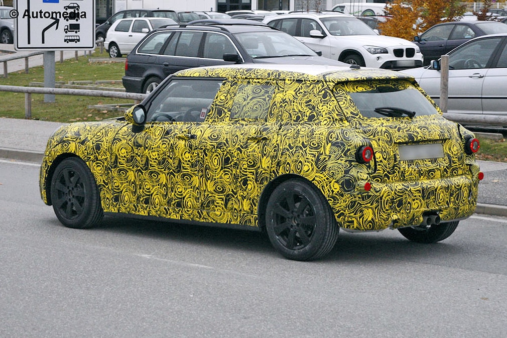 Erlkönig Mini Cooper Fünftürer